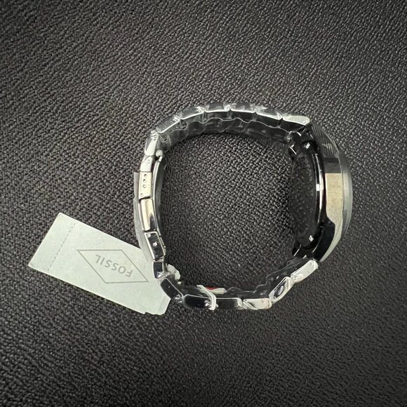 NWT - Fossil Men's Watch - Del Rey Collection - Silver and Brown - Picture 2 of 6
